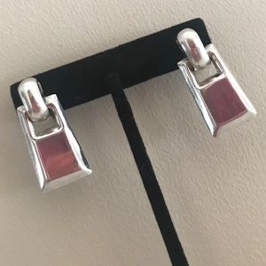 Sterling Silver Hinge Earrings